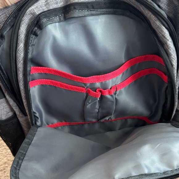 Gray Men's Backpack - Picture 3 of 8